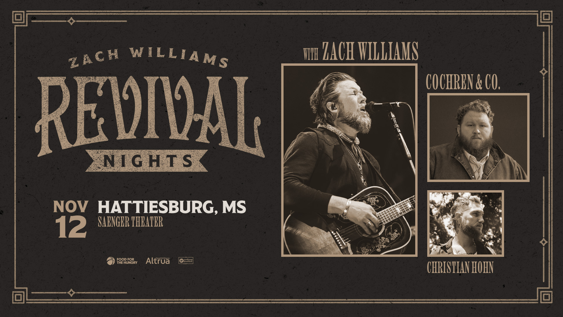 ZACH Williams Concert